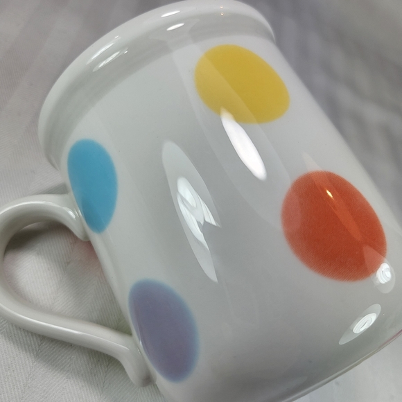 Villeroy & Boch Multi-color Dots MUG Porcelain 10 oz Cup Switch Bonjour -c - Picture 10 of 11